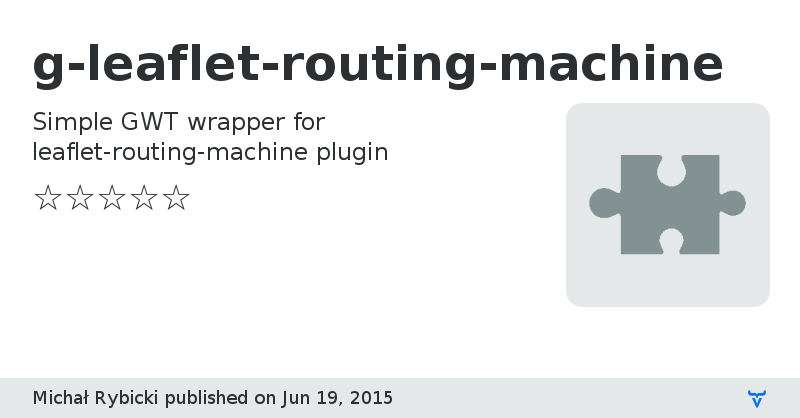 g-leaflet-routing-machine - Vaadin Add-on Directory