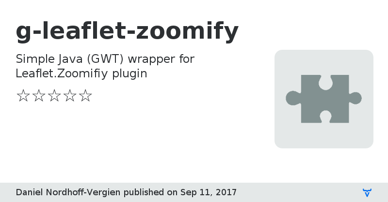 g-leaflet-zoomify - Vaadin Add-on Directory