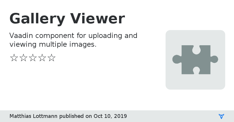 Gallery Viewer - Vaadin Add-on Directory