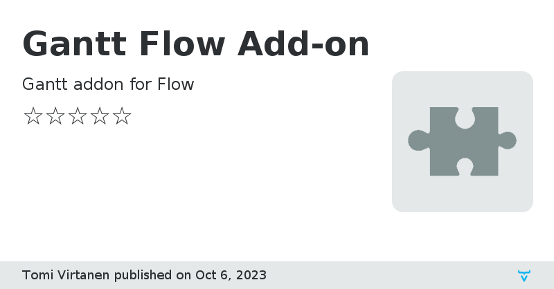 Gantt Flow Add-on - Vaadin Add-on Directory