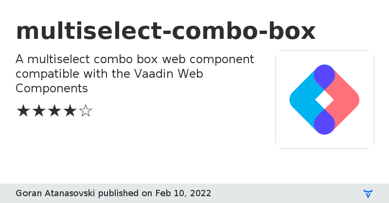 multiselect-combo-box - Vaadin Add-on Directory