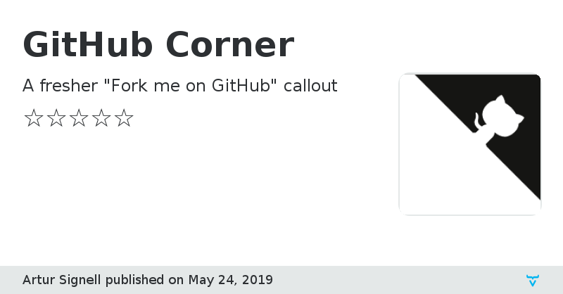 GitHub Corner - Vaadin Add-on Directory