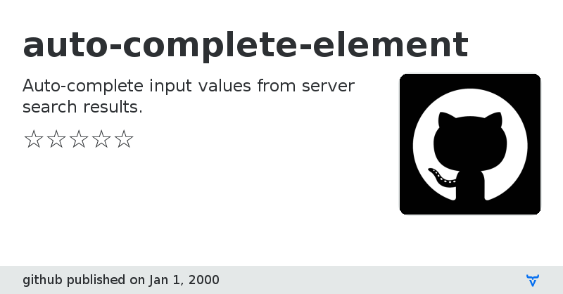 auto-complete-element - Vaadin Add-on Directory