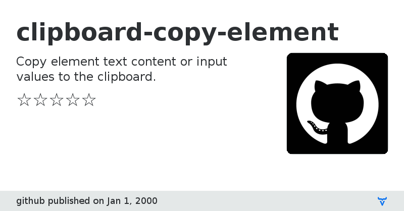 clipboard-copy-element - Vaadin Add-on Directory