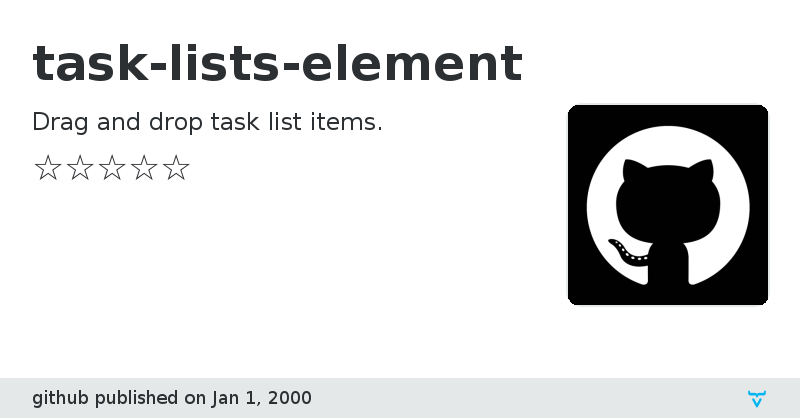 task-lists-element - Vaadin Add-on Directory