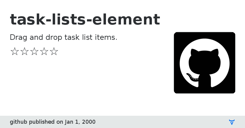 task-lists-element - Vaadin Add-on Directory