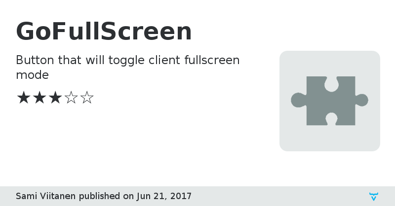 GoFullScreen - Vaadin Add-on Directory