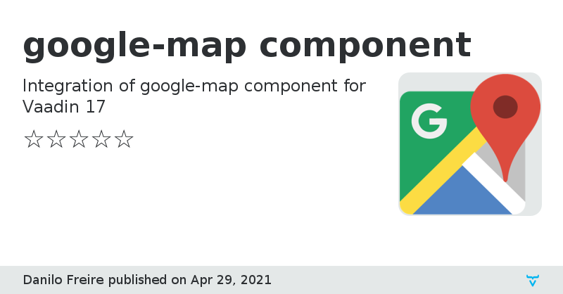 google-map component - Vaadin Add-on Directory