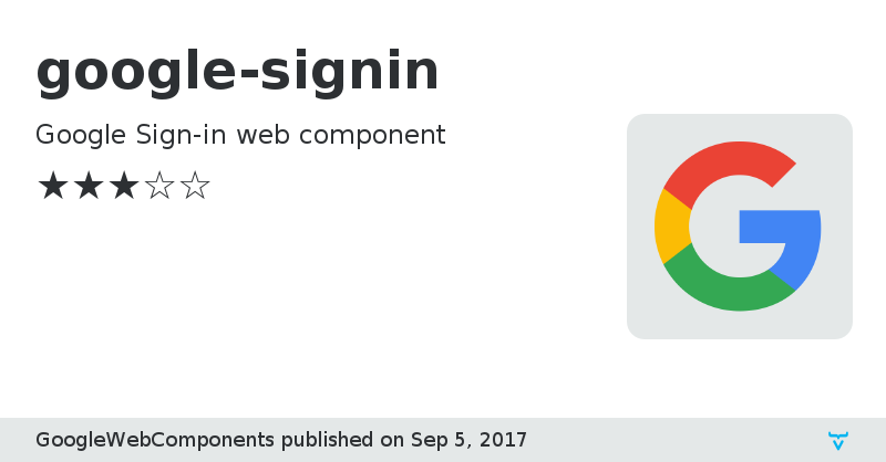 google-signin - Vaadin Add-on Directory