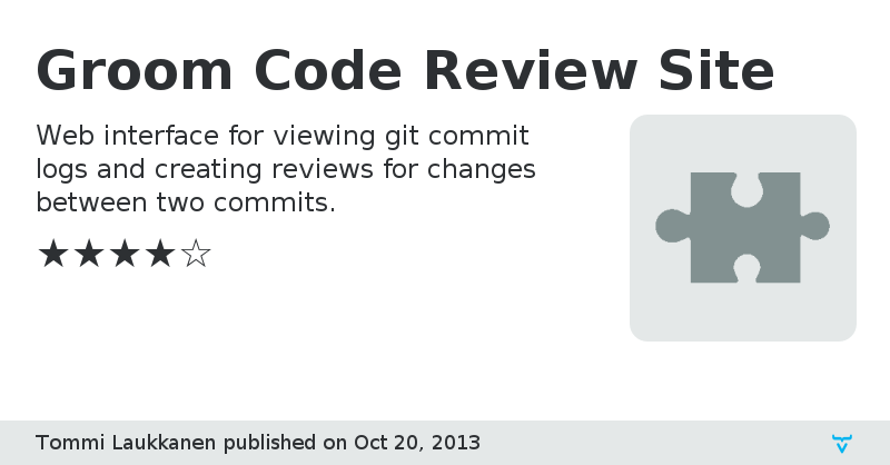 Groom Code Review Site - Vaadin Add-on Directory