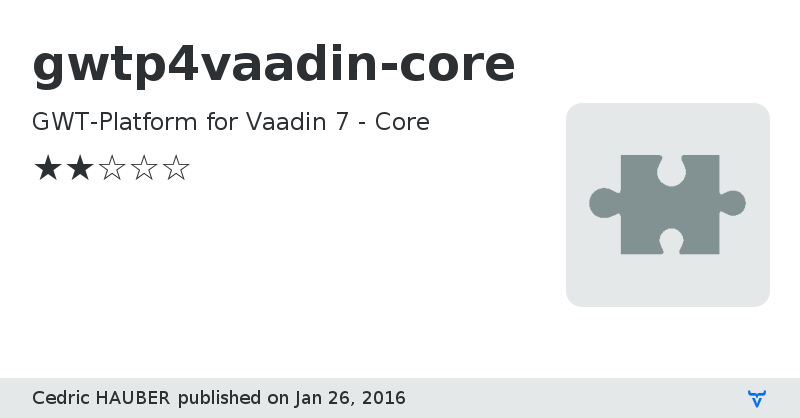 gwtp4vaadin-core - Vaadin Add-on Directory