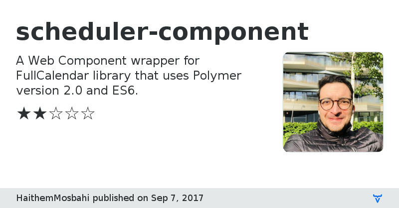scheduler-component - Vaadin Add-on Directory