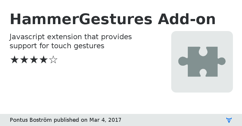 HammerGestures Add-on - Vaadin Add-on Directory