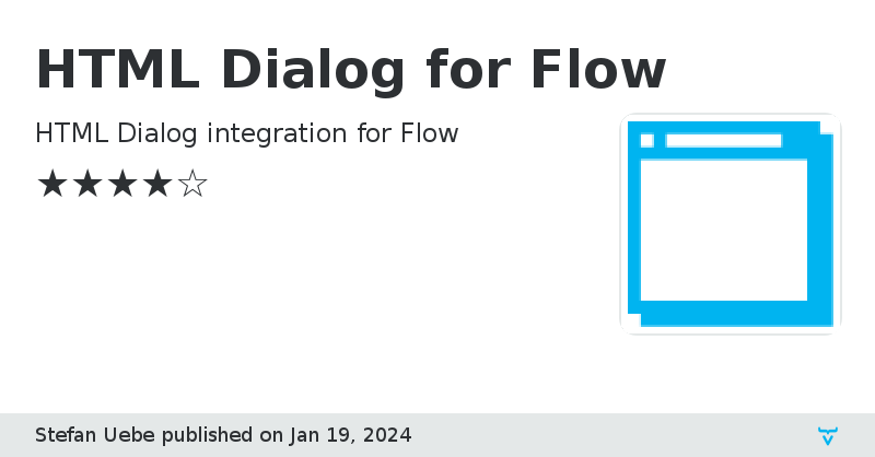 HTML Dialog for Flow - Vaadin Add-on Directory