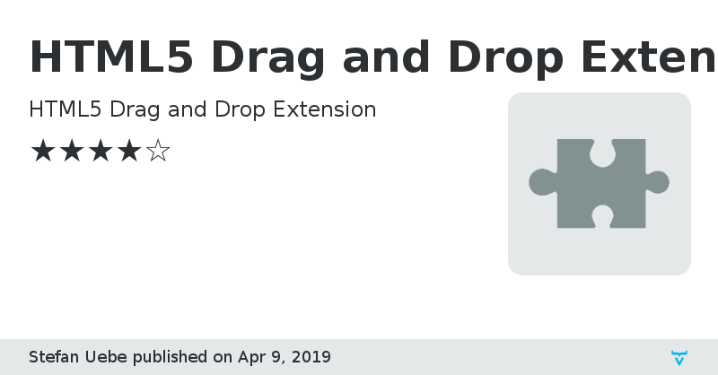 HTML5 Drag and Drop Extension - Vaadin Add-on Directory