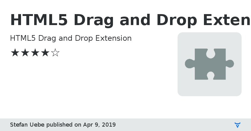 HTML5 Drag and Drop Extension - Vaadin Add-on Directory