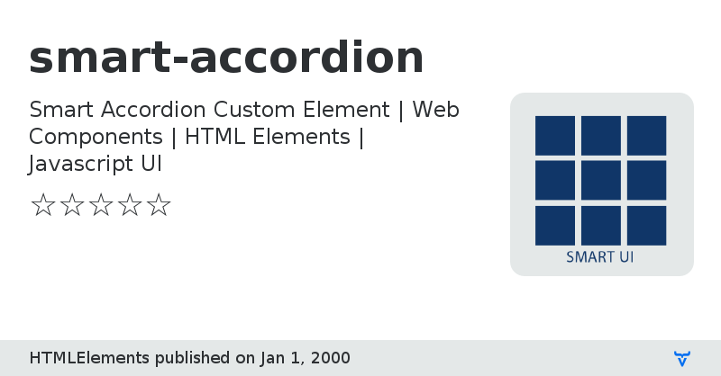 smart-accordion - Vaadin Add-on Directory