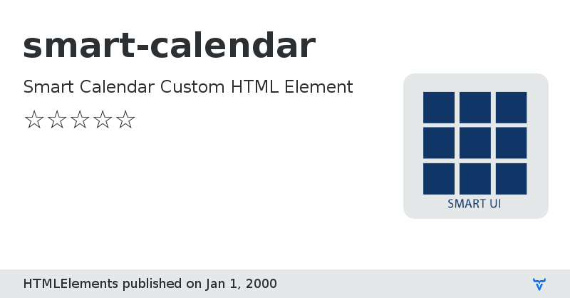smart-calendar - Vaadin Add-on Directory