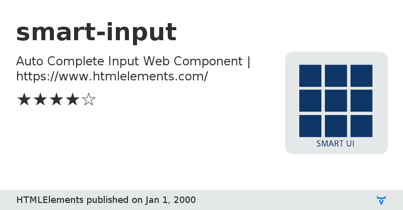 smart-input - Vaadin Add-on Directory