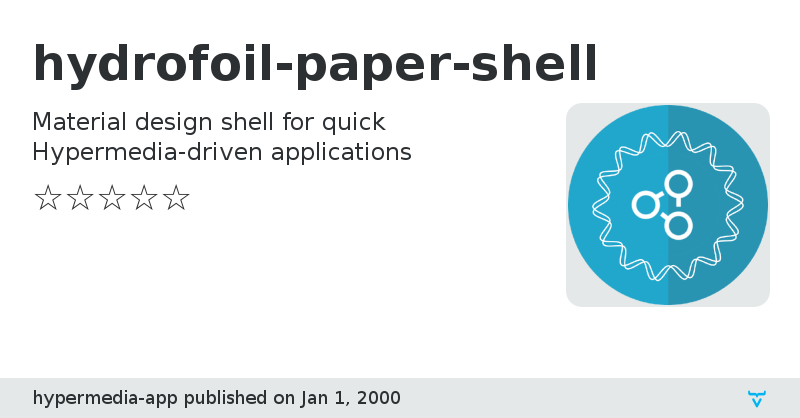 hydrofoil-paper-shell - Vaadin Add-on Directory