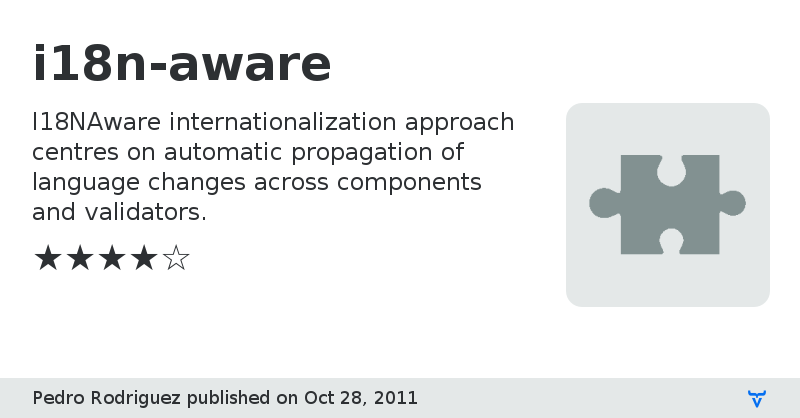 i18n-aware - Vaadin Add-on Directory