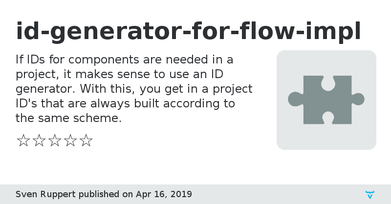id-generator-for-flow-impl - Vaadin Add-on Directory