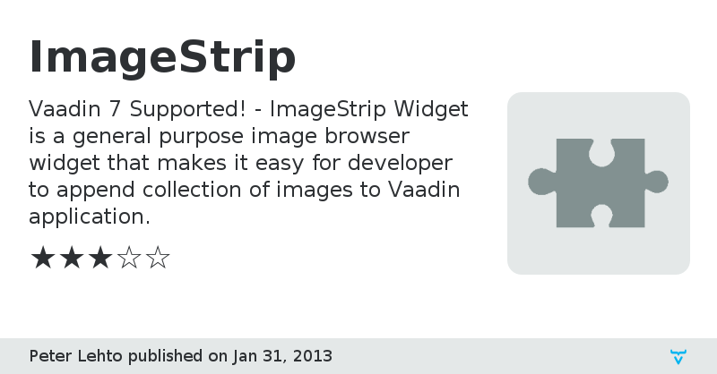 ImageStrip - Vaadin Add-on Directory