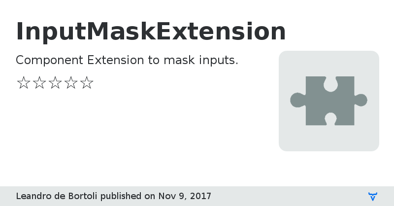 InputMaskExtension - Vaadin Add-on Directory