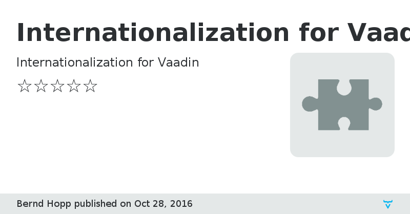 Internationalization for Vaadin - Vaadin Add-on Directory