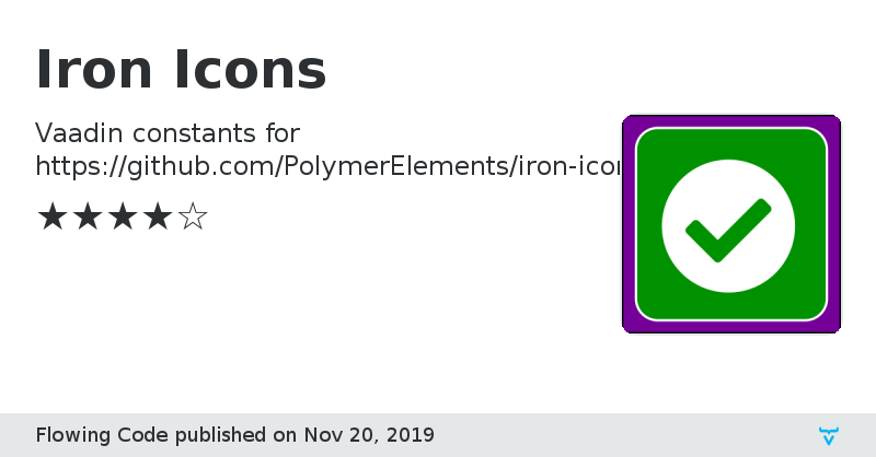 Iron Icons - Vaadin Add-on Directory