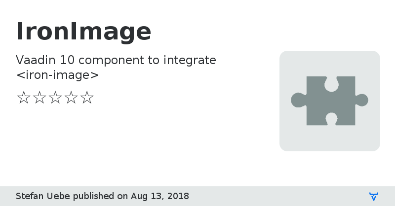 IronImage - Vaadin Add-on Directory