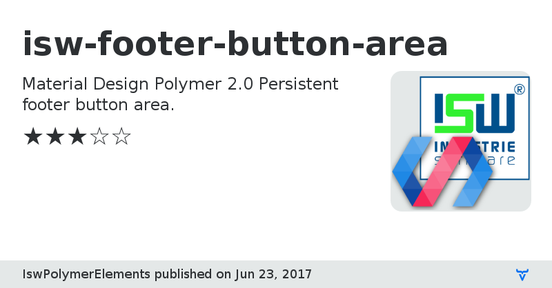 isw-footer-button-area - Vaadin Add-on Directory
