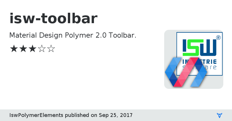 isw-toolbar - Vaadin Add-on Directory