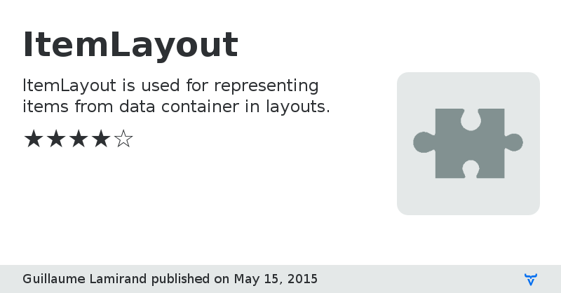 ItemLayout - Vaadin Add-on Directory