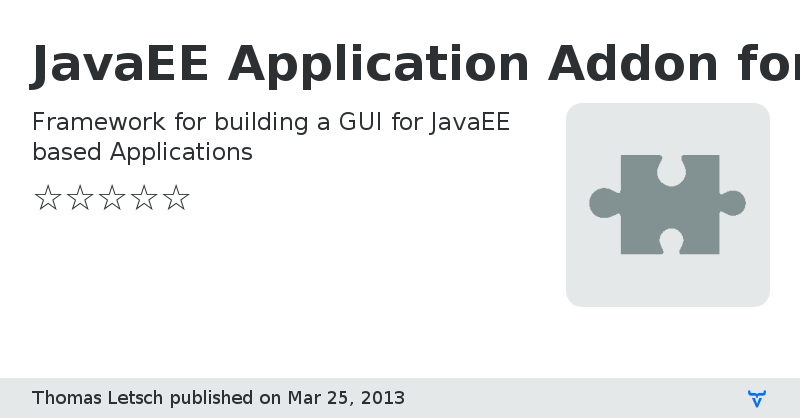 JavaEE Application Addon for Vaadin - Vaadin Add-on Directory