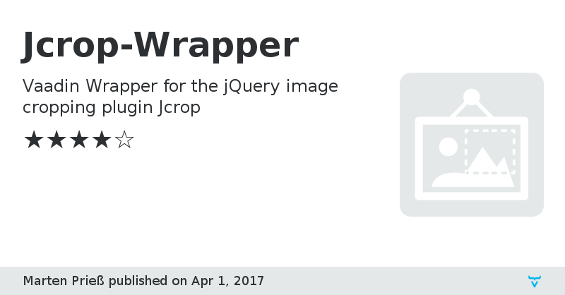 Jcrop-Wrapper - Vaadin Add-on Directory