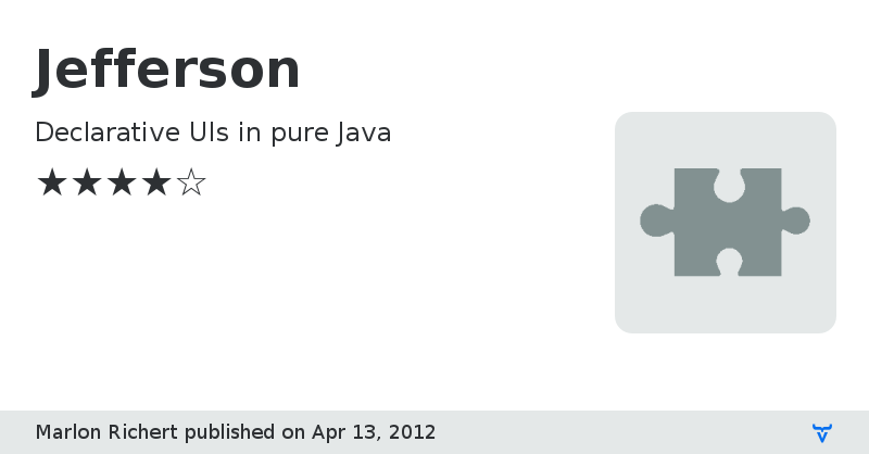 Jefferson - Vaadin Add-on Directory