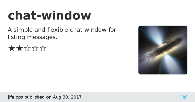 chat-window - Vaadin Add-on Directory