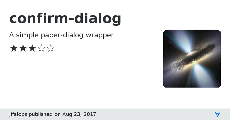 confirm-dialog - Vaadin Add-on Directory