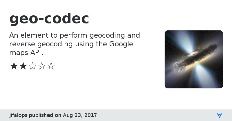 geo-codec - Vaadin Add-on Directory