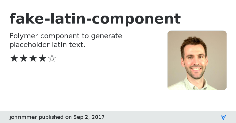 fake-latin-component - Vaadin Add-on Directory