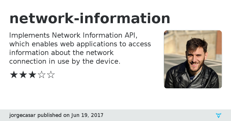 network-information - Vaadin Add-on Directory