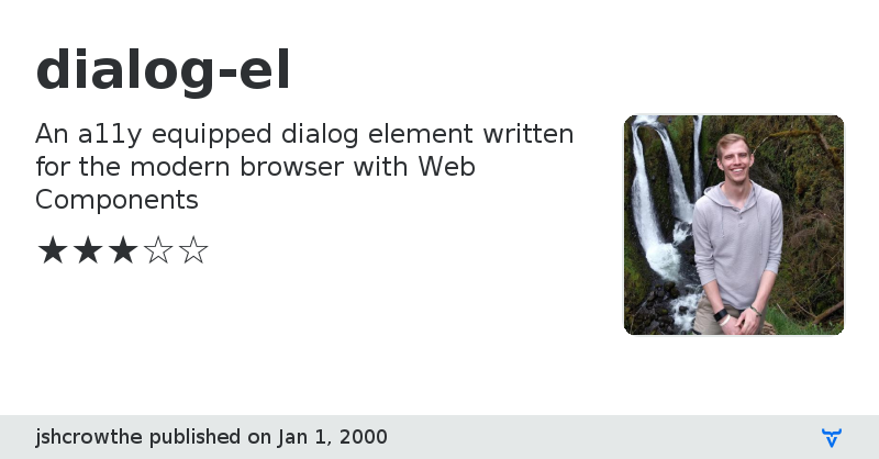 dialog-el - Vaadin Add-on Directory