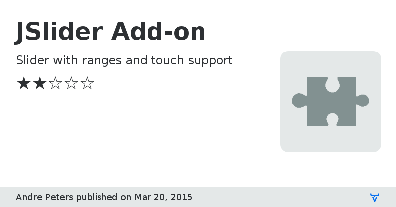 JSlider Add-on - Vaadin Add-on Directory