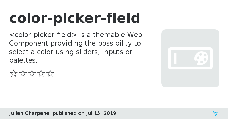 color-picker-field - Vaadin Add-on Directory