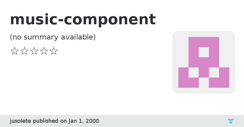 music-component - Vaadin Add-on Directory
