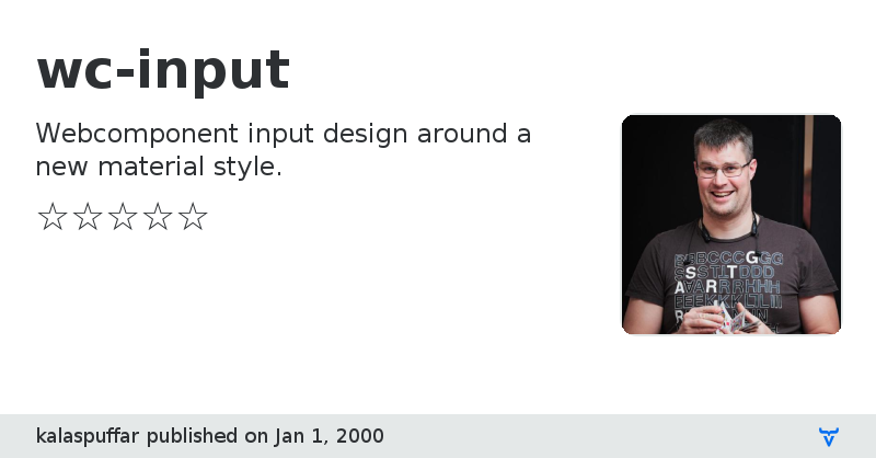 wc-input - Vaadin Add-on Directory