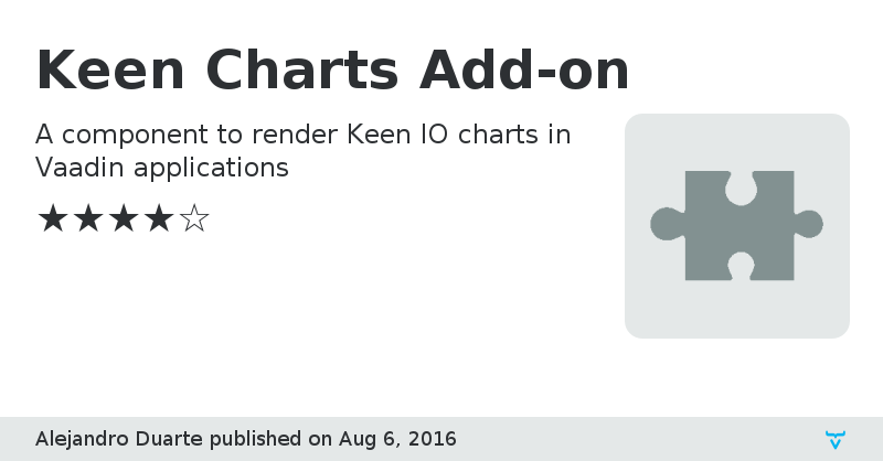 Keen Charts Add-on - Vaadin Add-on Directory