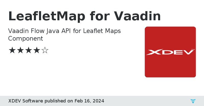 LeafletMap for Vaadin - Vaadin Add-on Directory