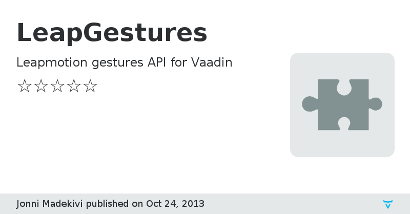 LeapGestures - Vaadin Add-on Directory